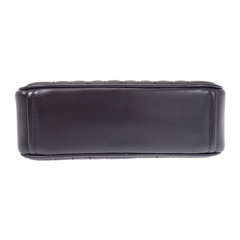 プラダ PRADA ダイアグラム ショルダー 1BH084_2D91_V_COI ショルダーバッグ カーフスキン ブラック シルバー金具 レディース【中古】【Aランク】