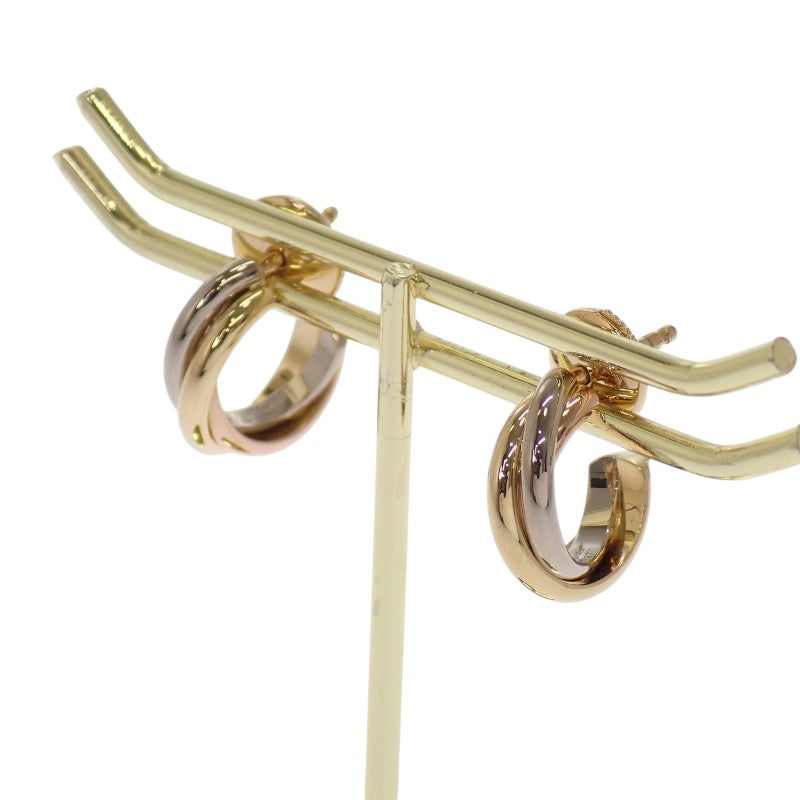 カルティエ CARTIER トリニティ イヤリング 旧型 B8017100 ピアス K18イエローゴールド K18ピンクゴールド K18ホワイトゴールド レディース【中古】【Aランク】