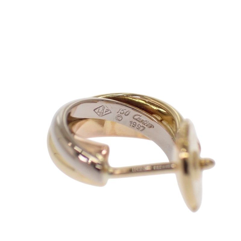 カルティエ CARTIER トリニティ イヤリング 旧型 B8017100 ピアス K18イエローゴールド K18ピンクゴールド K18ホワイトゴールド レディース【中古】【Aランク】