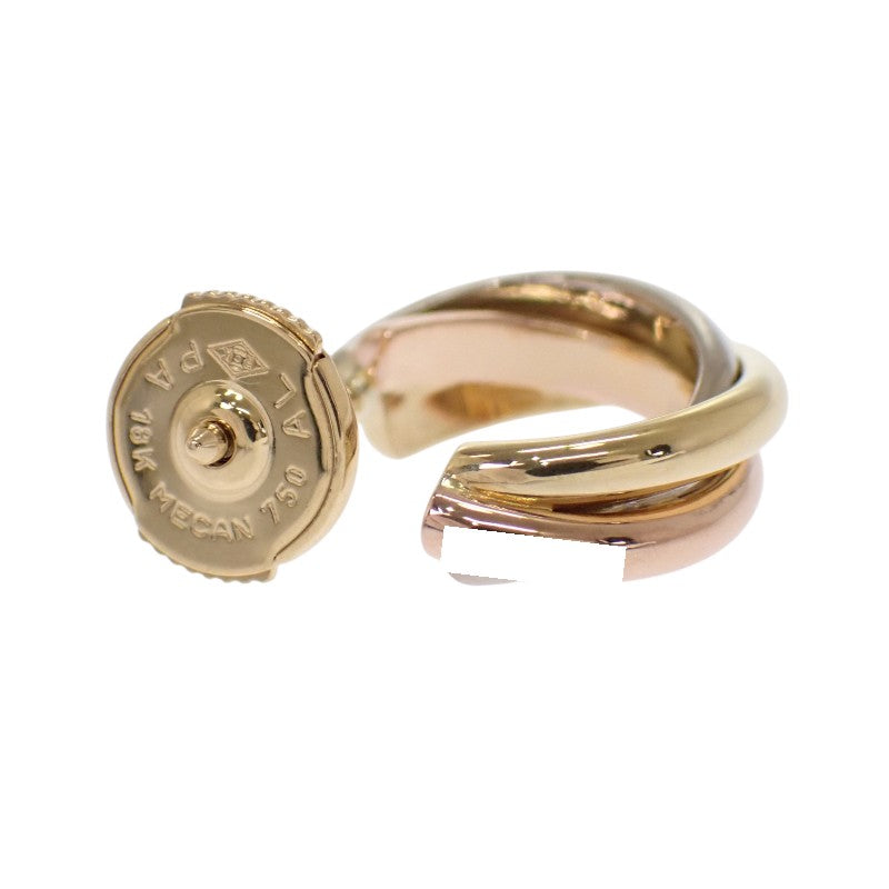 カルティエ CARTIER トリニティ イヤリング 旧型 B8017100 ピアス K18イエローゴールド K18ピンクゴールド K18ホワイトゴールド レディース【中古】【Aランク】