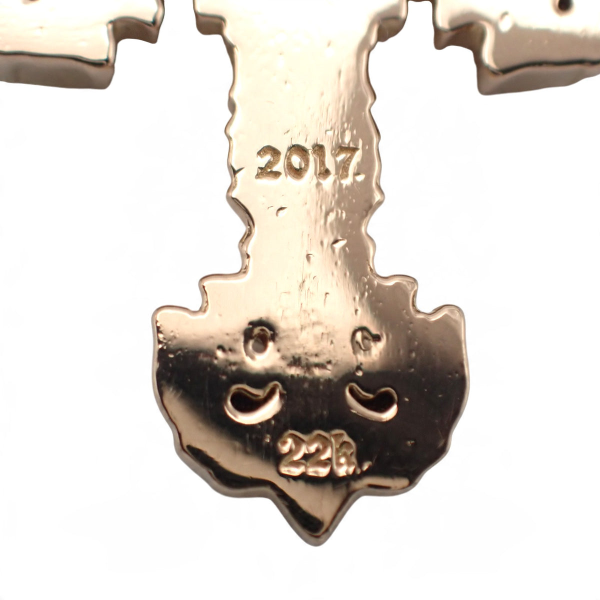 クロムハーツ CHROME HEARTS タイニー フィリグリークロス チャーム K22ゴールド メンズ【中古】【ABランク】
