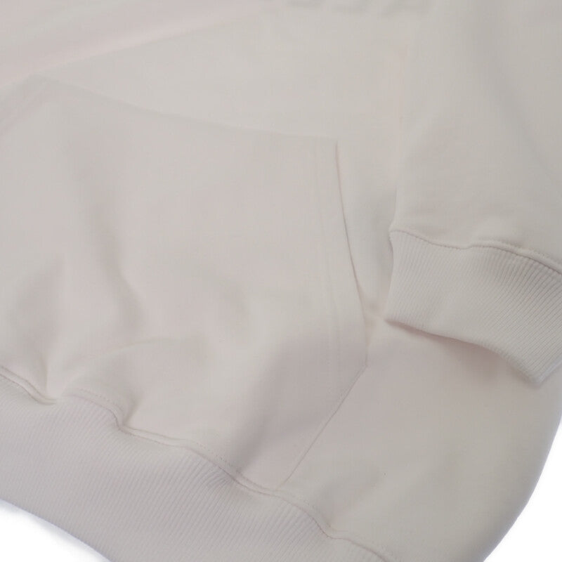 バレンシアガ BALENCIAGA オーバーサイズ フーディ プルオーバー M 556143TAV379000 パーカー コットン ホワイト メンズ レディース【中古】【Aランク】