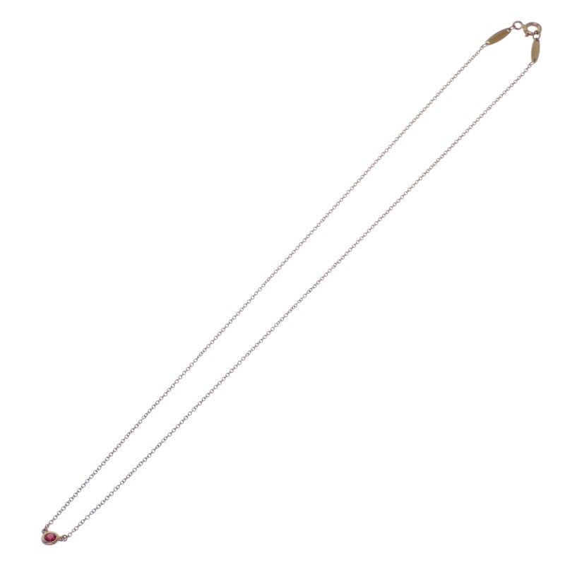 ティファニー TIFFANY&Co. カラーバイザヤード 62632747 ネックレス K18イエローゴールド ルビー レディース【中古】【Aランク】
