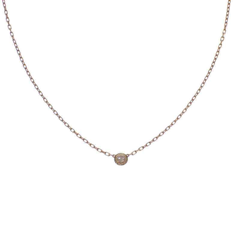 カルティエ CARTIER ダムールスモールモデル B7215700 ネックレス K18ピンクゴールド ダイヤモンド レディース【中古】【Aランク】