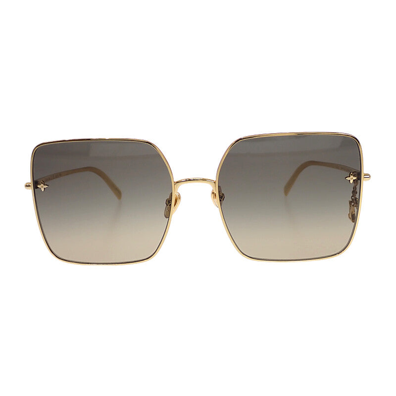 ルイヴィトン LOUIS VUITTON サングラス・LV・チャーム SMUA55 サングラス メタル ゴールド レディース【中古】【ABランク】