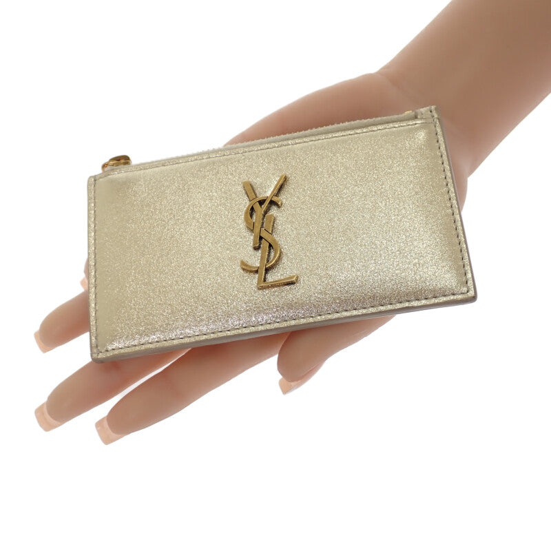 サンローラン SAINT LAURENT ジップト フラグメント カードケース