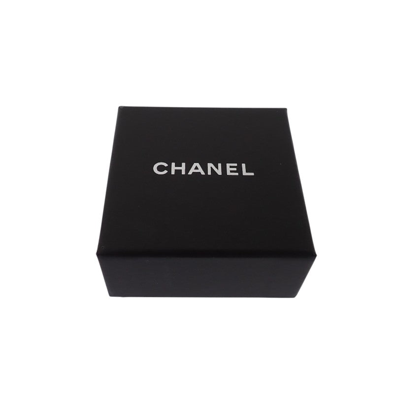 シャネル CHANEL ココマーク ABF078 ピアス メタル ホワイト ゴールド金具 レディース【中古】【Aランク】