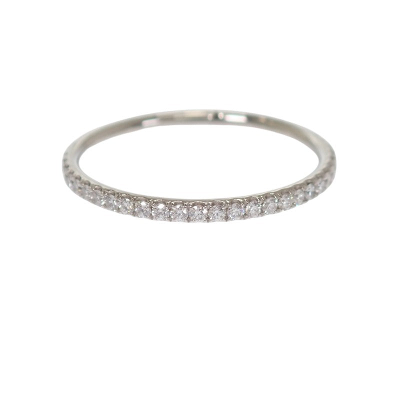 ハリーウィンストン HARRY WINSTON マイクロパヴェ バンドリング スモール 8.5号 WBDPRDPAMIC リング Pt950プラチナ ダイヤモンド レディース【中古】【Aランク】