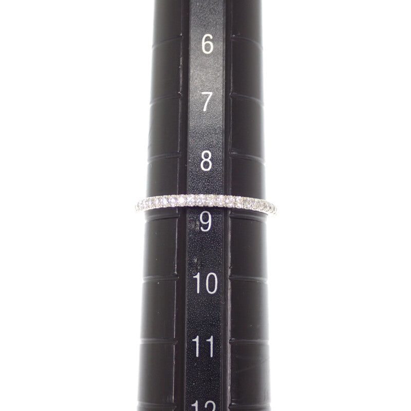 ハリーウィンストン HARRY WINSTON マイクロパヴェ バンドリング スモール 8.5号 WBDPRDPAMIC リング Pt950プラチナ ダイヤモンド レディース【中古】【Aランク】