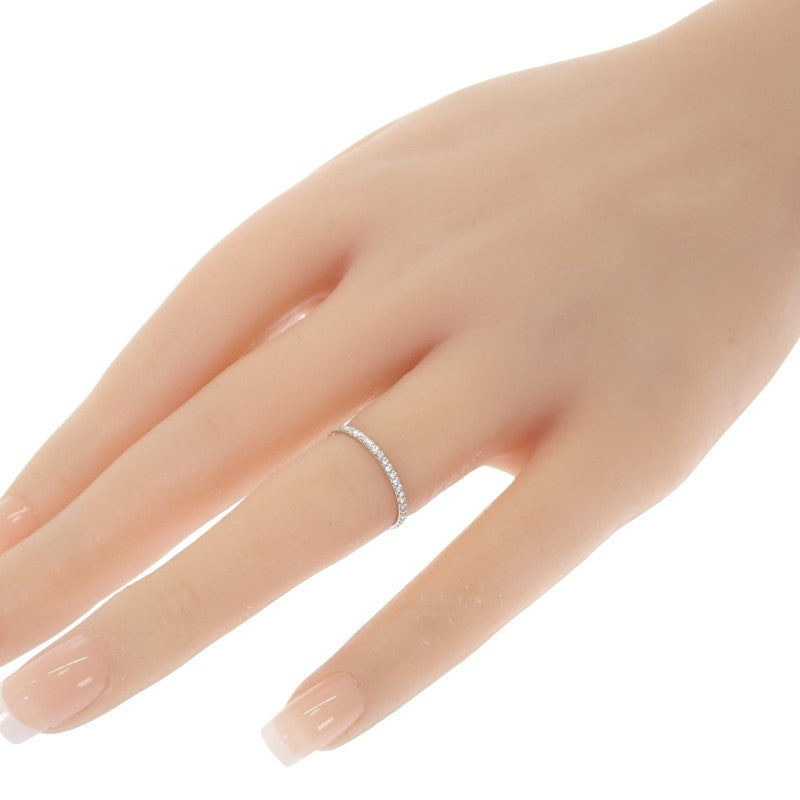 ハリーウィンストン HARRY WINSTON マイクロパヴェ バンドリング スモール 8.5号 WBDPRDPAMIC リング Pt950プラチナ ダイヤモンド レディース【中古】【Aランク】