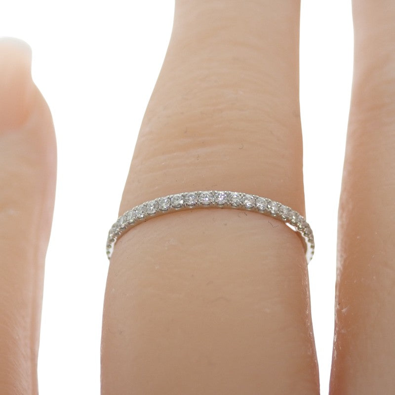 ハリーウィンストン HARRY WINSTON マイクロパヴェ バンドリング スモール 8.5号 WBDPRDPAMIC リング Pt950プラチナ ダイヤモンド レディース【中古】【Aランク】