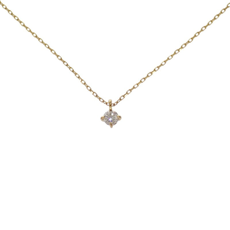 ete ブライト ダイヤ 260839 ネックレス K18イエローゴールド ダイヤモンド レディース【中古】【Aランク】