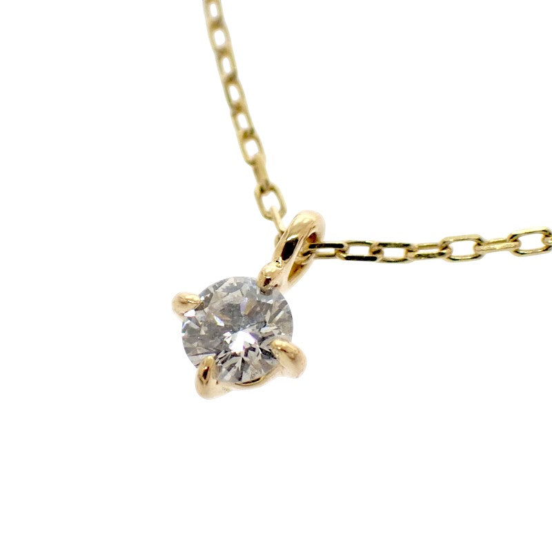 ete ブライト ダイヤ 260839 ネックレス K18イエローゴールド ダイヤモンド レディース【中古】【Aランク】