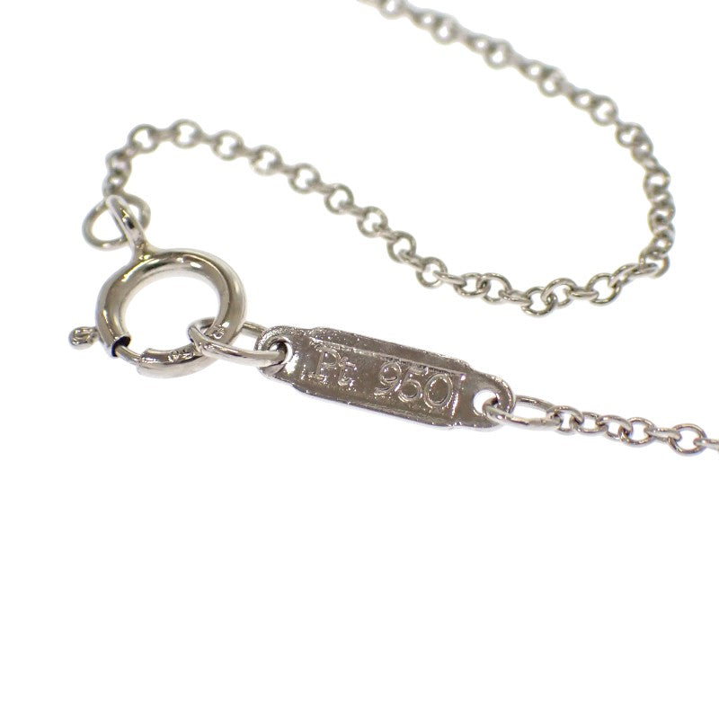 ティファニー TIFFANY&Co. ペーパーフラワー ネックレス Pt950プラチナ ピンクトルマリン レディース【中古】【Aランク】