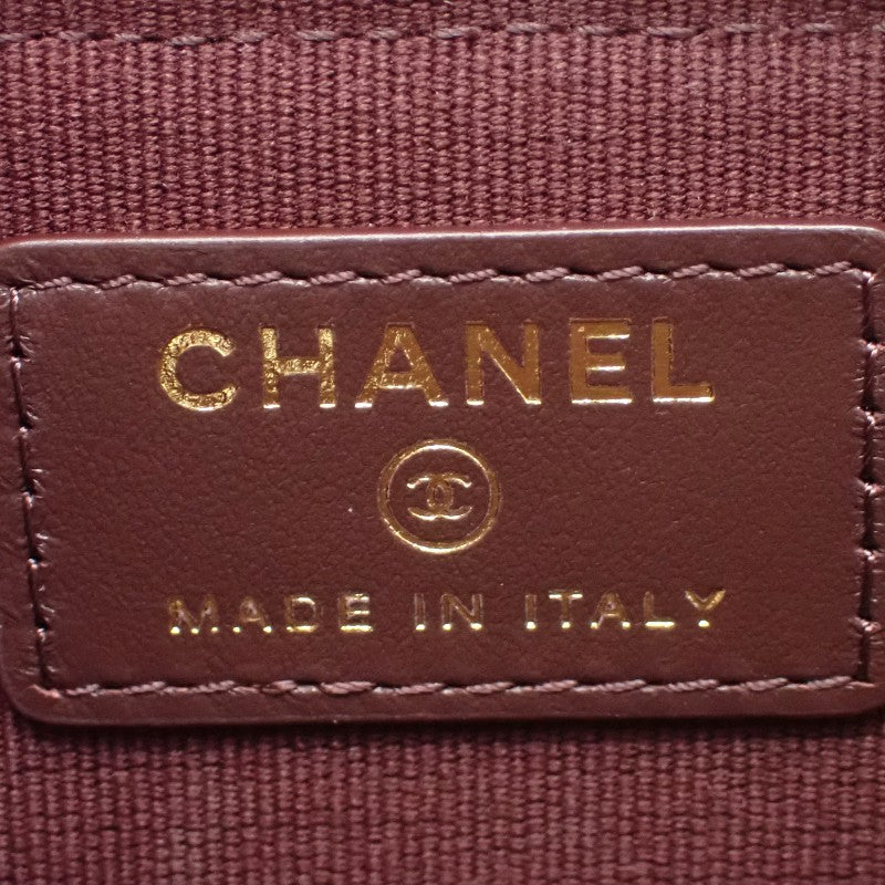 シャネル CHANEL クラシック ジップ AP3179 B10583 C3906 カードケース キャビアスキン ブラック ゴールド金具 レディース【中古】【Aランク】