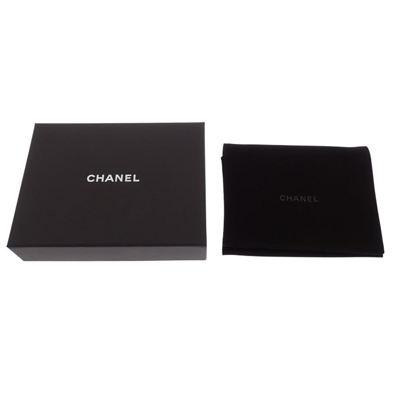 シャネル CHANEL クラシック ジップ AP3179 B10583 C3906 カードケース キャビアスキン ブラック ゴールド金具 レディース【中古】【Aランク】