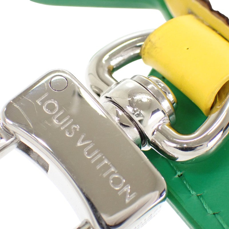 ルイヴィトン LOUIS VUITTON LVタートル M01471 キーホルダー モノグラム ブラウン グリーン イエロー シルバー金具 レディース【中古】【Aランク】