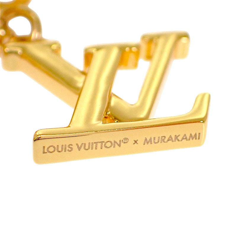 ルイヴィトン LOUIS VUITTON LV×TM キーホルダー スーパーフラット M02467 キーホルダー モノグラムキャンバス ゴールド金具 メンズ レディース【中古】【Aランク】