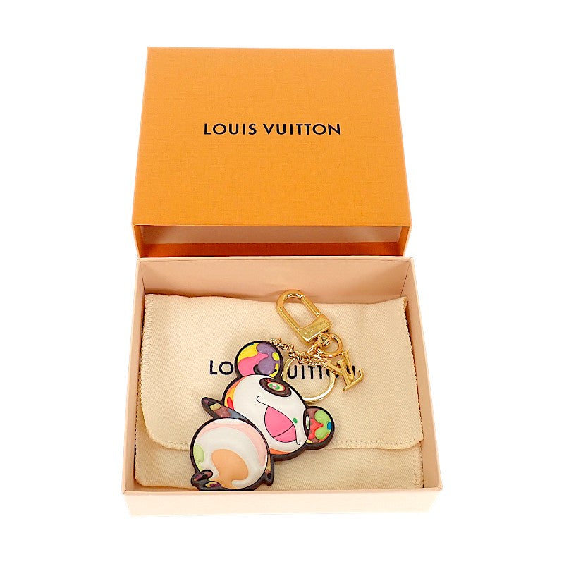 ルイヴィトン LOUIS VUITTON LV×TM キーホルダー スーパーフラット M02467 キーホルダー モノグラムキャンバス ゴールド金具 メンズ レディース【中古】【Aランク】