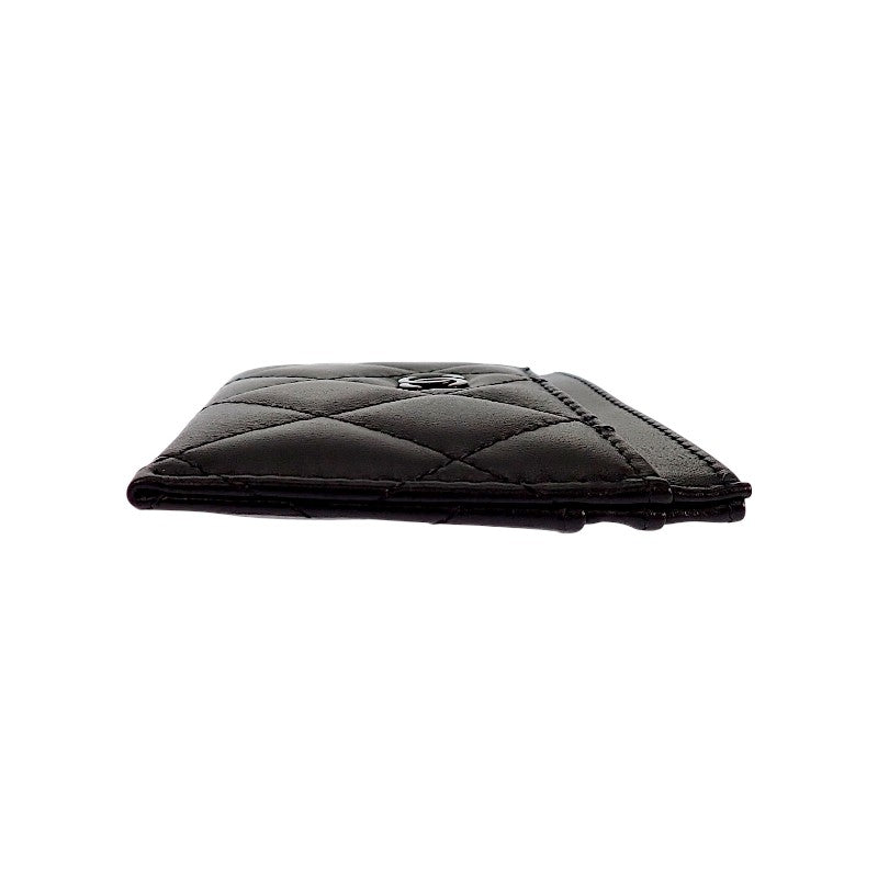 シャネル CHANEL クラシック AP0213 カードケース ラムスキン ブラック レディース メンズ【中古】【Aランク】