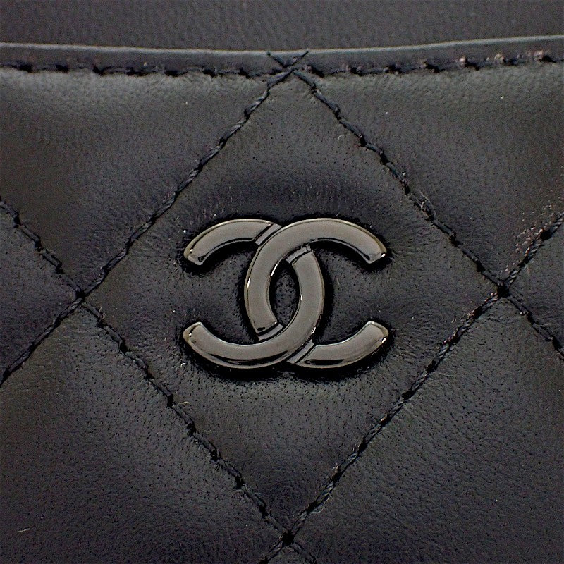 シャネル CHANEL クラシック AP0213 カードケース ラムスキン ブラック