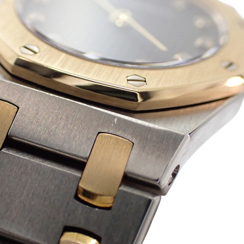 AUDEMARS PIGUET Lady Royal Oak New Logo E-serial 66339SA.OO.0722SA.02 Wristwatch Stainless Steel K18 Yellow Gold Diamond Gold Quartz Gray Dial Ladies [Used] [AB Rank]