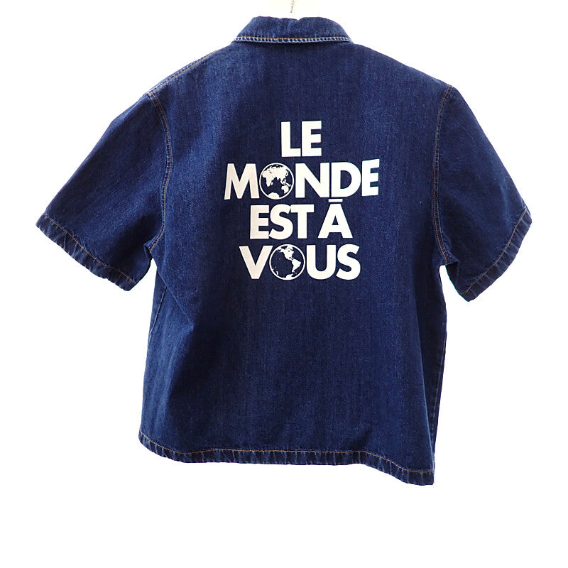 ルイヴィトン LOUIS VUITTON デニムショートスリーブシャツ