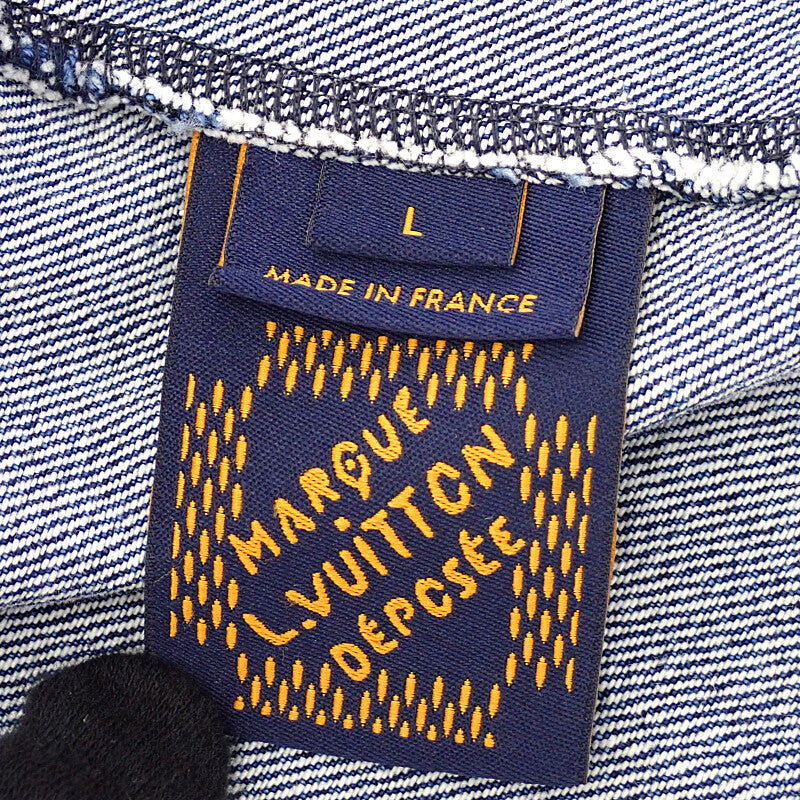 ルイヴィトン LOUIS VUITTON デニムショートスリーブシャツ
