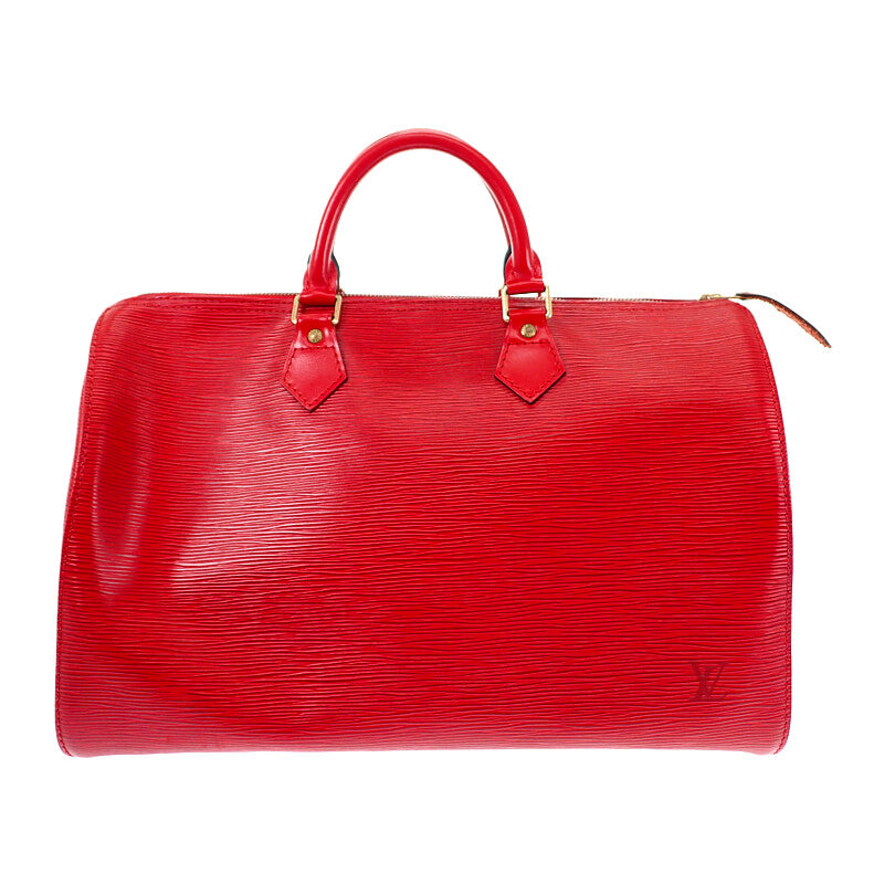 ルイヴィトン LOUIS VUITTON スピーディ 35 M42997 エピ ボストンバッグ エピレザー レッド カスティリアンレッド ゴールド金具 レディース【中古】【ABランク】
