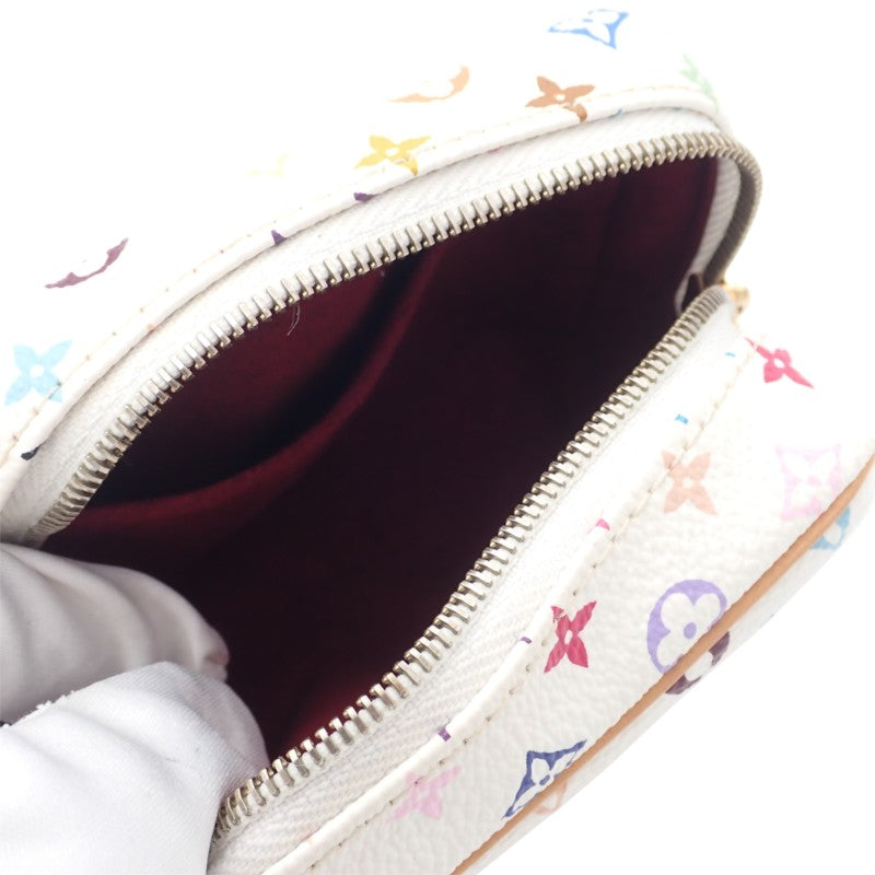 ルイヴィトン LOUIS VUITTON トゥルースワピティ M58033 モノグラム ポーチ レザー マルチカラー ホワイト ブロン ゴールド金具 レディース【中古】【ABランク】