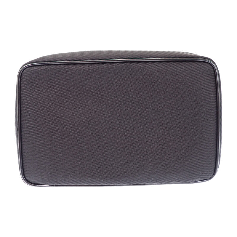 グッチ GUCCI バンブーバニティ 032_1956_0150 ハンドバッグ ナイロン カーフ ブラック シルバー金具 メンズ レディース【中古】【ABランク】