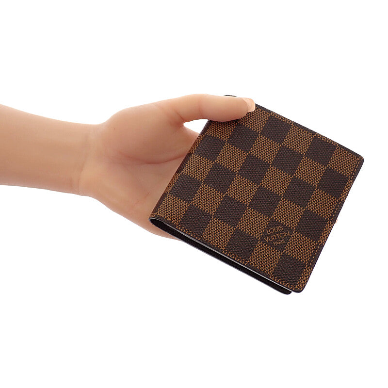 ルイヴィトン LOUIS VUITTON ポルトフォイユマルコ N61675 二つ折り 