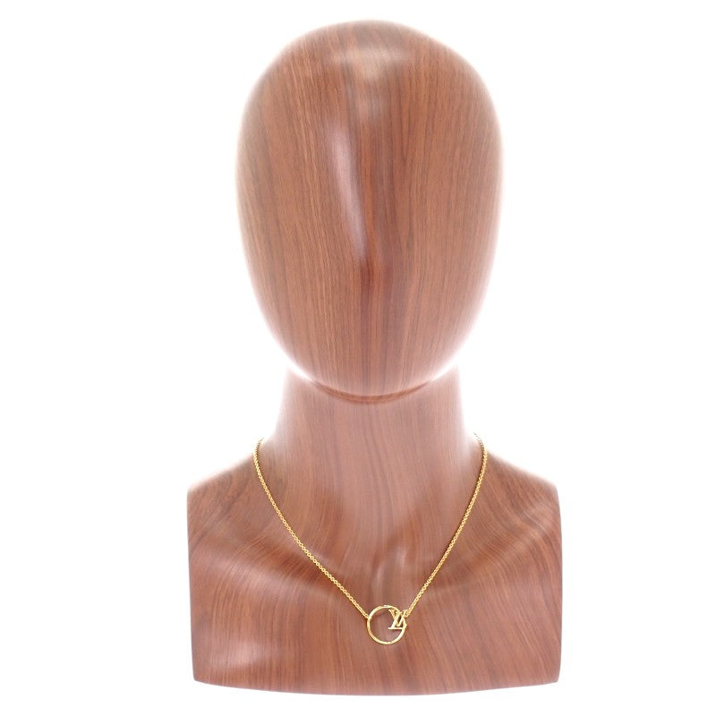 ルイヴィトン LOUIS VUITTON LVエクリプス コリエ M00762 ネックレス メタル ゴールド レディース【中古】【ABランク】