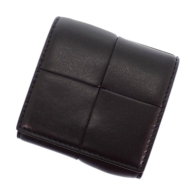ボッテガヴェネタ BOTTEGA VENETA カセット コインパース 679846VBWD28803 コインケース カーフ ブラック メンズ レディース【中古】【ABランク】