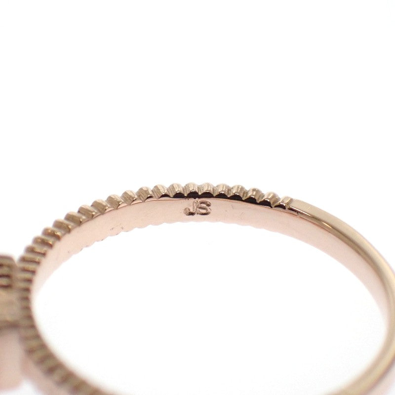 JILLSTUART Ribbon Ring Size 3 K10 Pink Gold Gold Diamond Women's [Used] [A Rank]