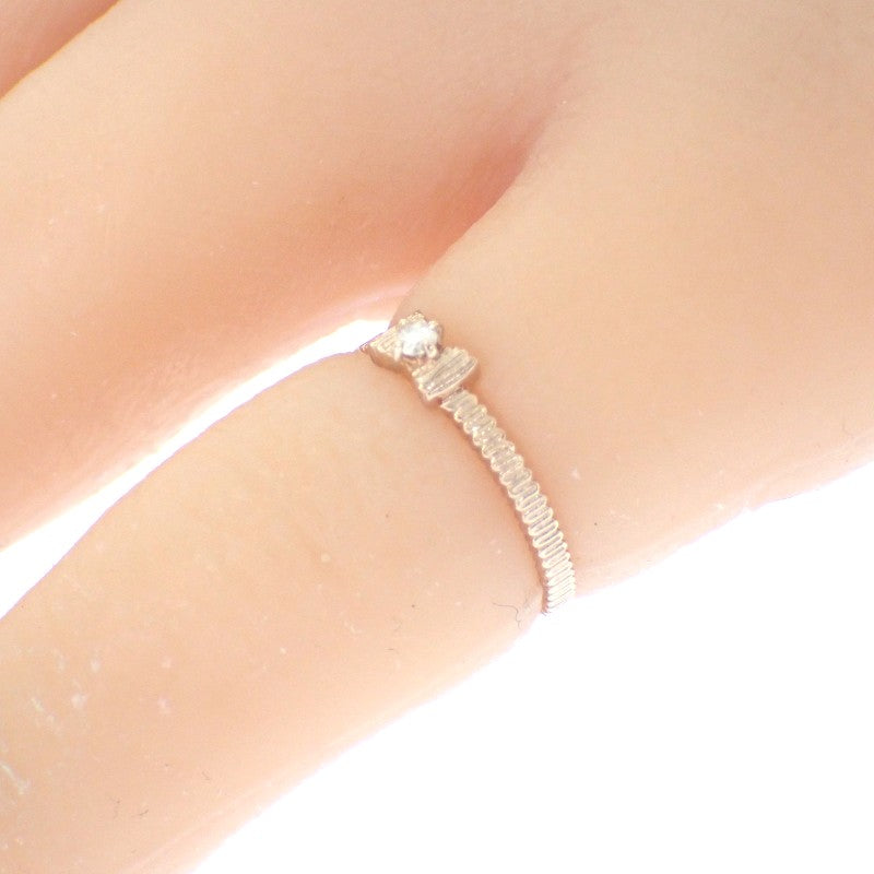 ジルスチュアート JILLSTUART リボン 3号 リング K10ピンクゴールド