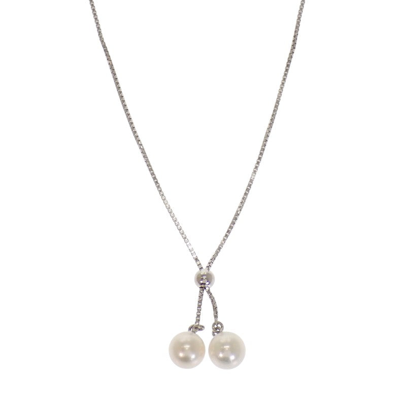 タサキ TASAKI アコヤパール ネックレス K18ホワイトゴールド アコヤ真珠 レディース【中古】【Aランク】