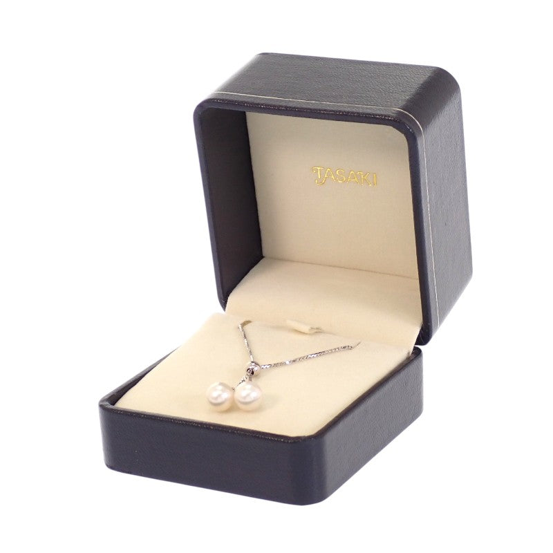 TASAKI Akoya Pearl Necklace K18 White Gold Akoya Pearl Ladies [Used] [A Rank]