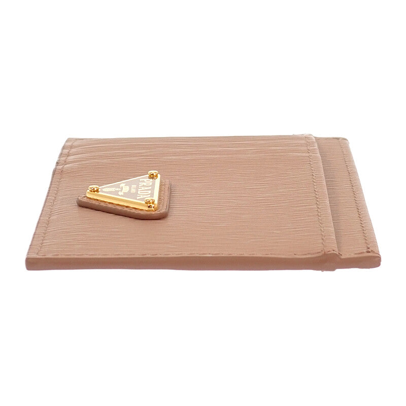 PRADA VITELLO 1MC053 2DDU F0236 Card Case Leather Pink CIPRIA Gold Hardware Women's [Used] [A Rank]