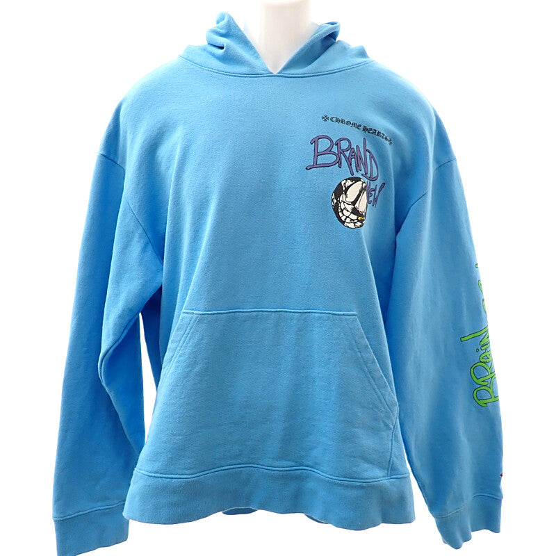 クロムハーツ CHROME HEARTS マッティ ボーイ コラボ フーディー XL 408154464 680 パーカー コットン ブルー メンズ【中古】【Bランク】