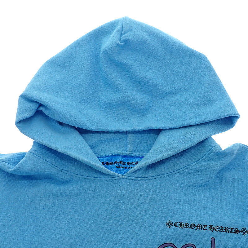 CHROME HEARTS Matty Boy Collaboration Hoodie XL 408154464 680 Cotton Blue Men's [Used] [B Rank]