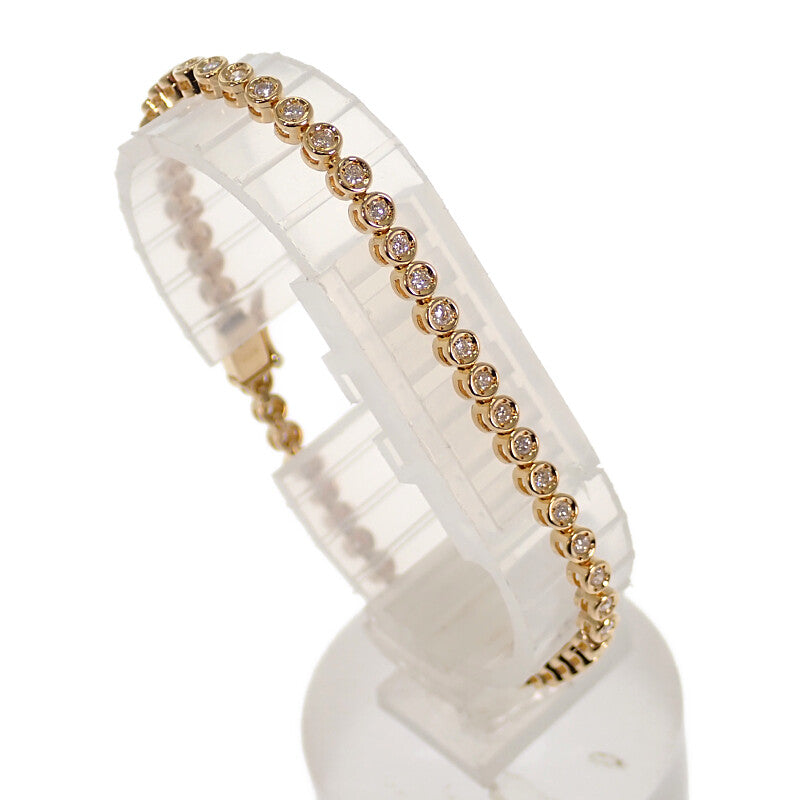 1ct ダイヤモンド K18 WG テニスブレスレット 18金　未使用 1ct ダイヤモンド K18 WG テニスブレスレット 18金 未使用