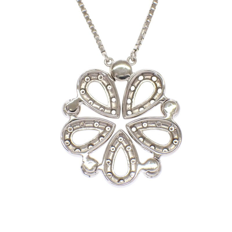 タサキ TASAKI ダイヤモンド マグネット ネックレス K18ホワイトゴールド ダイヤモンド レディース【中古】【Aランク】