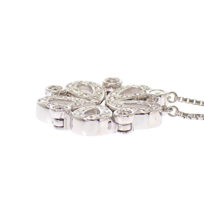 タサキ TASAKI ダイヤモンド マグネット ネックレス K18ホワイトゴールド ダイヤモンド レディース【中古】【Aランク】