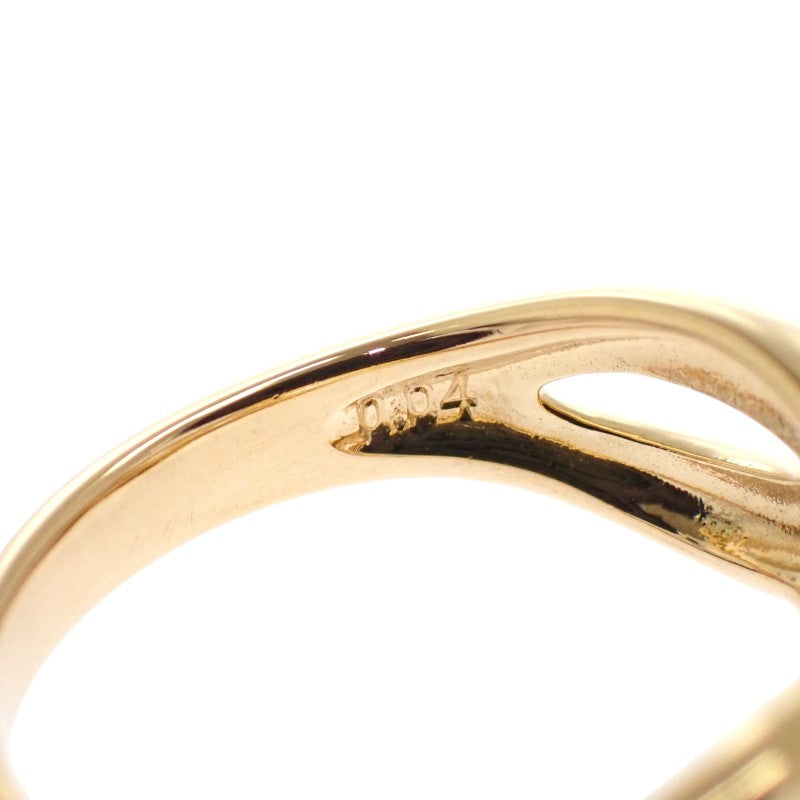 タサキ TASAKI 12号 リング K18イエローゴールド ダイヤモンド レディース【中古】【Aランク】