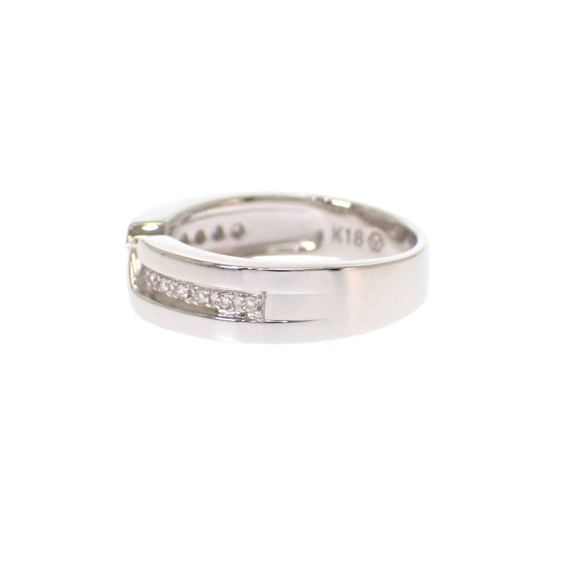 VANDOME Vendome Diamond Ring, Size 11, K18 White Gold, Diamond, Ladies'【Used】【A Rank】