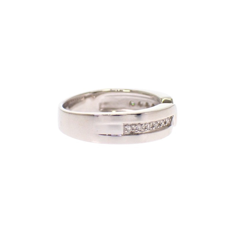 VANDOME Vendome Diamond Ring, Size 11, K18 White Gold, Diamond, Ladies'【Used】【A Rank】
