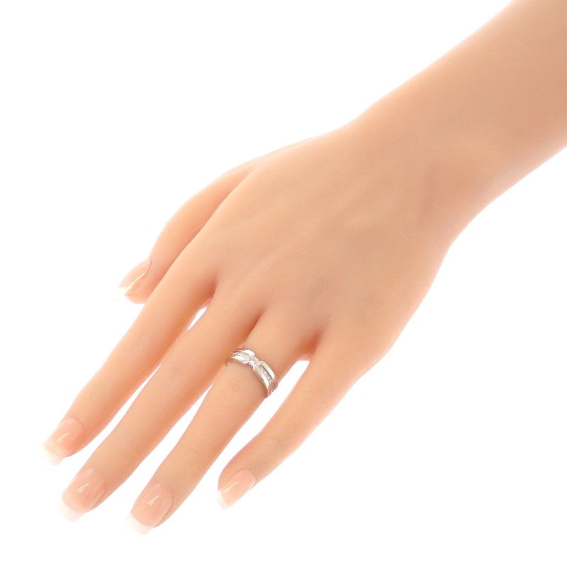 VANDOME Vendome Diamond Ring, Size 11, K18 White Gold, Diamond, Ladies'【Used】【A Rank】