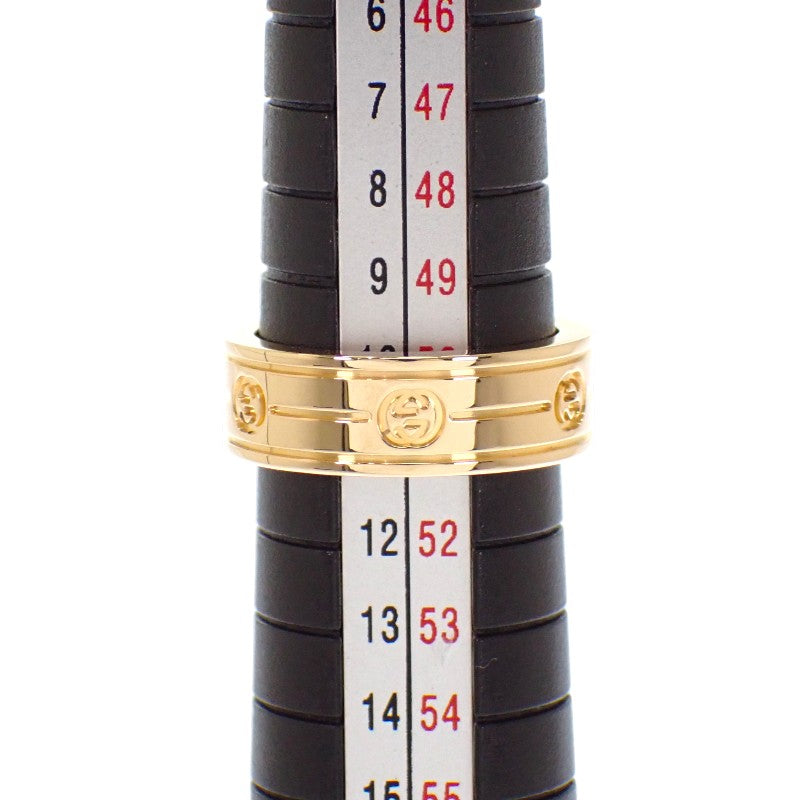 グッチ GUCCI インターロッキングG 11号 リング K18イエローゴールド レディース【中古】【Aランク】
