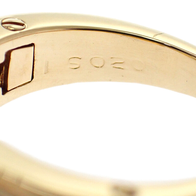 KORLOFF 七宝焼き K18 サファイア ダイヤモンド 10.5号 リング K18イエローゴールド ダイヤモンド サファイア レディース【中古】【Aランク】